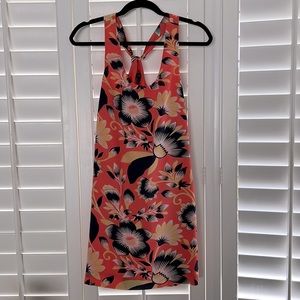 J. Crew Hibiscus Floral Silk Dress